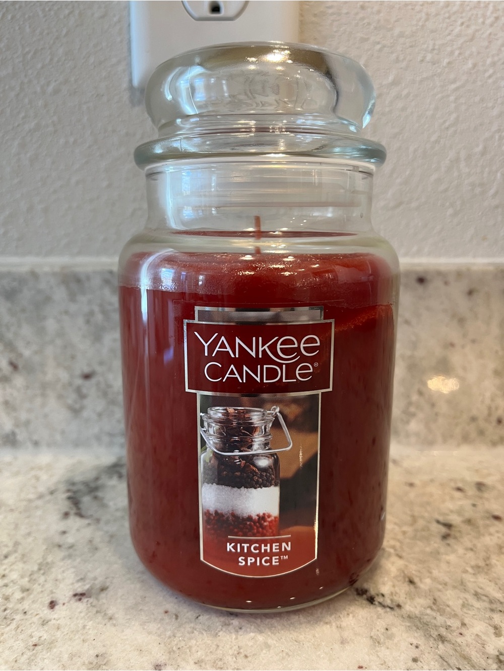 New Yankee Candle Kitchen Spice 22 oz single wick candle